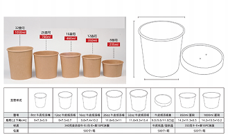 Paper Soup Cups Sizes